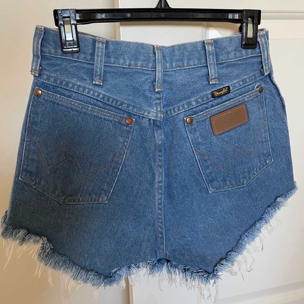 Blue Wrangler Denim Shorts